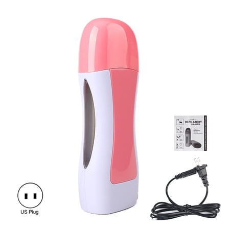 HES Electric Depilatory Heater Quick Heating ABS Portable Hair Removal Roll Wax Warmer for Home Use