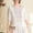 *White, variant on ClodeEU Women's Floral Embroidered Linen Blend Top,Casual Round Neck 3/4 Sleeve Blouse Green,Women's Plus L