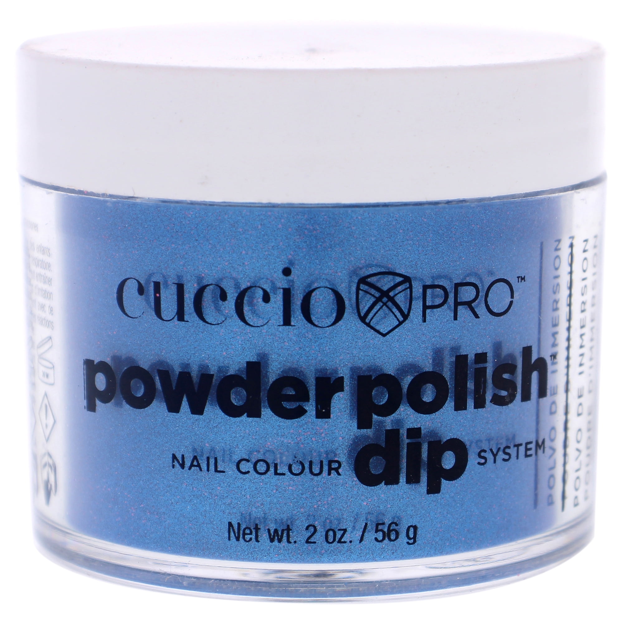 Cuccio Pro Powder Polish Nail Colour Dip System - Blue With Pink Glitter,  1.6 oz Nail Powder - Walmart.com