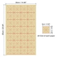 thumbnail image 2 of Unique Bargains Maobian Xuan Paper with 4' Grid, Half Raw Ripe Xuan, 26'x15'(Light Yellow), 70Pack, 2 of 6