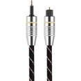 thumbnail image 4 of HUGFEGWE Mini-Toslink to Optical Cable, Toslink to Mini Plug 3.5mm Optical Fiber Digital Audio Cable with SPDIF Gold Plated Connector.(2M) CA919-109973, 4 of 5
