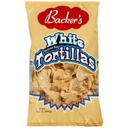 Backer's: White Restaurant Style Chips Tortillas, 15 Oz