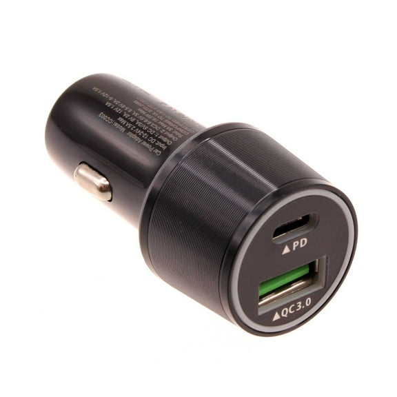 Quick Car Charger for Verve Snap, Iris Flip Phones - 36W 2-Port USB Type-C PD Power Adapter for Consumer Cellular Verve Snap, Iris Flip