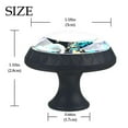 thumbnail image 4 of 4 Pcs Dragon Pattern Knobs for Kitchen Cabinet Cupboard Dresser Bookcase Drawer Pulls Handles Round Home Decor, 4 of 7