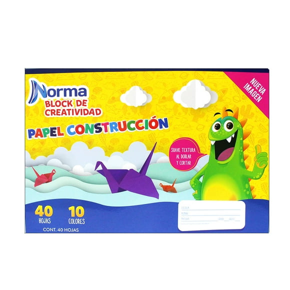 Block Norma Papel Construccion 30x45 Doble Carta