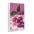thumbnail image 3 of Stupell Industries Disco Cherries on Checkered Fashion Painting White Framed Art Print Wall Art, 20 x 30, 3 of 8