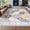 B04-Blue, variant on Wondo Moroccan Vintage Trellis Area Rug - Machine Washable Non-Slip Low-Profile 4x6 Floor Carpet for Living Room, Bedroom, Dining Room, Office & Nursery, Gray