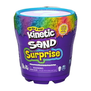Spin Master Kinetic Sand Modeling Sand 4.5oz. Containers Pink, Green,  Purple, White, Beige & Blue Gift Set Bundle with Bonus Matty's Toy Stop  Storage