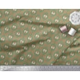 thumbnail image 2 of Soimoi polyester Crepe Fabric Check,Paisley & Ogee Damask Print Sewing Fabric Yard 52 Inch Wide, 2 of 3