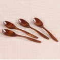thumbnail image 3 of Binkne Tableware, Japanese Small Curved Spoon, 5 Spoons, Soup Lot Teaspoon Utensil Wooden Spoon 5Pcs Tool Catering Cooking Kitchen Kitchen，Dining & Bar, Stainless Steel Bowl, 3 of 9