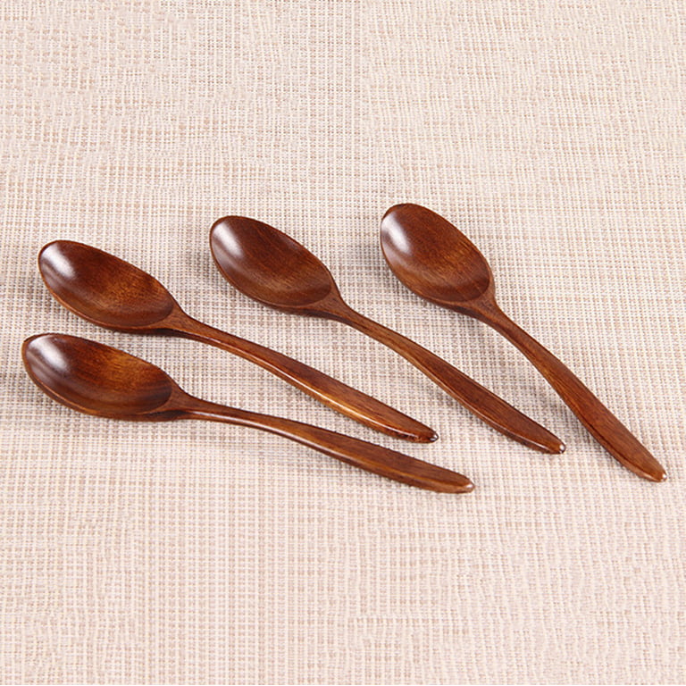 5pcs/pack Bamboo Wooden Measuring Spoon Set For Kitchen