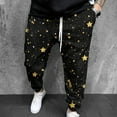 thumbnail image 2 of Pantalones de chándal de moda casual para hombres Pantalones elásticos impresos en 3D de Navidad Pompotops oipoqjl42530, 2 of 5