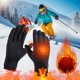 thumbnail image 5 of Touch Screen Winter Gloves for Men Women Outdoor Activities Cycling Hiking Skiing Driving Motorcycle Warm Thermal Waterproof Grip 1 Pair, 5 of 5