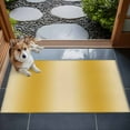 thumbnail image 4 of Yellow Ombre 2x3 Door Mat Rug, Farmhouse Yellow Gradient Modern Art Non-Skid Rubber Backing Large Rectangle Rugs - Living Room Bedroom Home Office, Indoor Floor Mat Carpets Washable Rug, 4 of 9