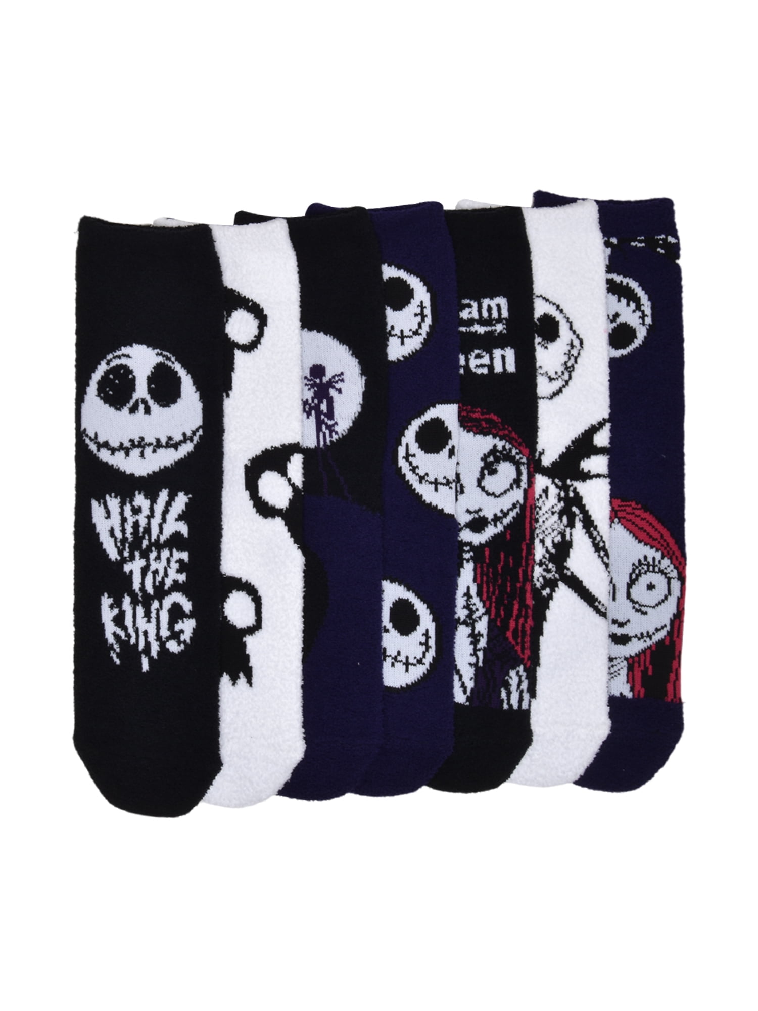 Disney NBC Womens 7-Pack Box Set Low Cut Cozy Socks, Shoe Size 4-10