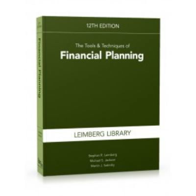 Pre-Owned The Tools & Techniques of Financial Planning, 12th Edition (Paperback) 1945424427 9781945424427