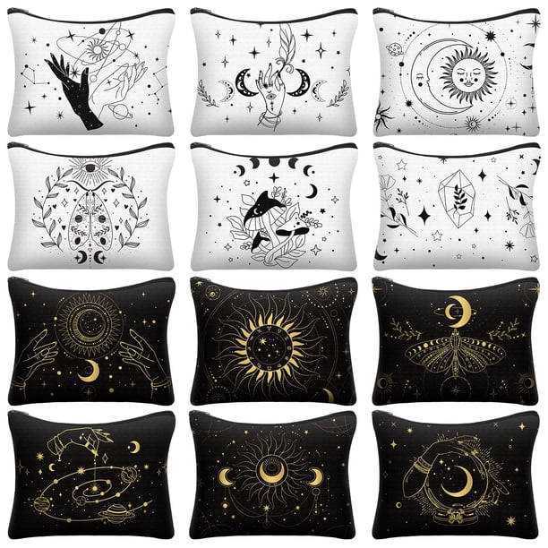 Bolsa para cartas de tarot Amylove Witch Tarot Cards Phase Bag x12