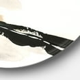 thumbnail image 2 of Designart 'Creamy Tan Form II' Glam Metal Circle Wall Art, 2 of 3
