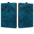 thumbnail image 2 of FJLBDE Case for Samsung Galaxy Tab S11 2025 with Stand, Card Slot, Auto Wake/Sleep, Embossed Flower PU Leather Folio Magnetic Cover with Pen Holder, Blue, 2 of 7