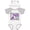 White & Heather w/ Ears, variant on Inktastic Pancreatic Cancer Bravest Hero I Ever Knew 1 Boys or Girls Baby Bodysuit