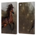thumbnail image 1 of Head Case Designs Officially Licensed Simone Gatterwe Horses Brown Leather Book Wallet Case Cover Compatible with Apple iPad mini 4, 1 of 6