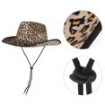 thumbnail image 3 of Leopard Pattern Cowboy Hat Stage Performance Hat Masquerade Hat Party Decor Hat, 3 of 6