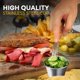 thumbnail image 3 of Tazas de salsa de acero inoxidable, ramekins de condimentos redondos individuales, juego de cocina de salsa para mojar en porciones/seguro de grado comercial, 3 of 6