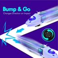 thumbnail image 2 of shiyou-Bullet Train - Monorail Electric Toy Train - Beautiful 3D Lightning - Battery Powered with Music - Bumps & Changes Directions on Contact - Fun Addition to Kids Playtime, 2 of 4