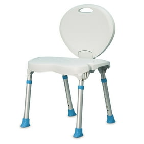Folding Shower Chair With Back Retail 1 Each Walmart Com Walmart Com