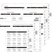 Planner 2025-2026, Undated Weekly Planner for 2026, 2026 Planner Weekly & Monthly, Simplified Weekly & Monthly Calendar Planner, Agenda Journal to Track Goals & Tasks, Start Anytime, A5 Size