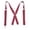 Wine, variant on SGFCWSX Men's X-Back Suspenders, Elastic 4-Clip Adjustable Formal Casual Black