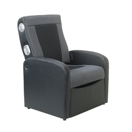 UPC 094338071177 product image for X Rocker 2.1 Flip Gaming Chair with Storage, Black/Gray | upcitemdb.com