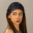 thumbnail image 6 of Beadwork Flower Fascinator Headband 1920S Costume Hairband for Party Celebration, 6 of 9