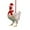 D, variant on Lilixerw Wooden Funny Christmas Chicken Ornament,Hanging Christmas Ornaments for Christmas Tree Decor