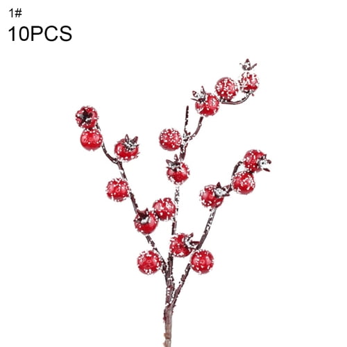 Red Berry stem 62cm  Easy Florist Supplies