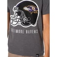thumbnail image 4 of Recovered NFL Ravens Helmet T-Shirt, Grey, 4 of 5