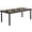 Black, variant on 75" x 35" Outdoor Dining Table for 8 People, Rectangular Aluminum Frame Garden Table with All-Weather Faux Wood Top for Garden, Lawn, Patio, Natural