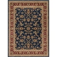 thumbnail image 3 of Sensation Transitional 5' x 7' Navy and Beige Polypropylene Indoor Area Rug, 3 of 8