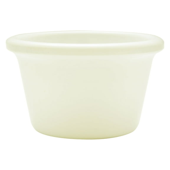 Excellante Melamine Ramekin Collection 1-3/4 oz., 2-1/2" Smooth Ramekin, Bone, Comes in Dozen