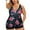 Couleur-11, variante sur Kawell Tankinis Grande Taille pour Femmes, Hauts de Tankini Blouson avec Shorts de Bain, Maillots de Bain Deux Pièces