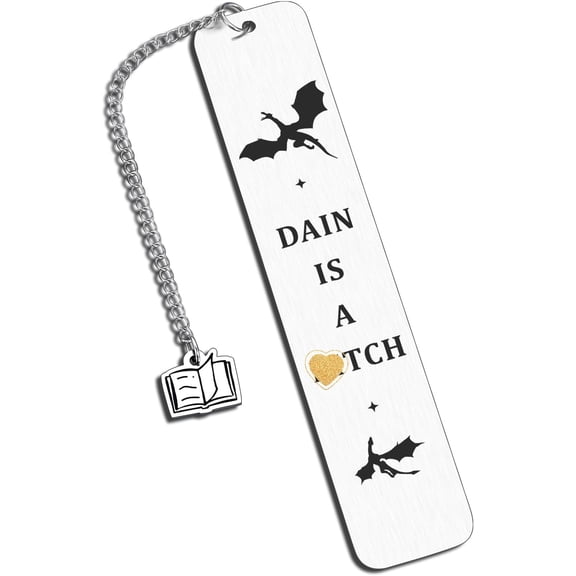 Funny Dargon Bookmark for Women Men, Dark Romance Merch Fantasy Merchandise Bookmark, Book Lovers Bookish Gifts Book Merch for Teens,Dragon School Supplies Book Accessories for Friends