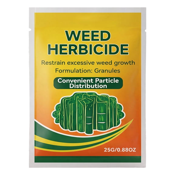 Powerful 25g Weed Herbicide Granules Fast Acting with Glufosinate & HPPD Inhibitor Controls Tough Resistant Weeds Roots