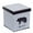 Be Wild, variant on Pine Ridge Collapsible Storage Ottoman Plaid Bear - Foot Rest Stool, Folding Toy Chest, Compact Cube With Lid