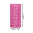 thumbnail image 4 of Unique Bargains 3 Pcs Rouleau de Cheveux Volumisant Pratique Sans Chaleur pour Femmes 2.76"x1.34 Pouces Rose Rouge, 4 of 4
