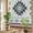 Brown Red, variant on Rainbow Window Privacy Film, Brown Boho Static Cling Window Film PVC, Farmhouse Aztec Southwest Ethnic Geometric No Glue UV Blocking Glass Covering, Removable Stained Glass Sticker 23.6''x59''