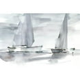 thumbnail image 3 of Harper, Ethan 18x13 Black Modern Framed Museum Art Print Titled - Misty Sails II, 3 of 5