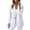 #099-White, variant on Roncen Women's Solid Color Suit Set - Long Sleeve Cardigan Blazer with Button Front & Pocket Trousers Two-Piece Formal Office Attire