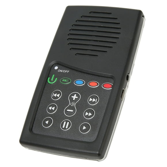 Portable Bible Reader, Solar Charging Electronic Bible Player with Built in 8G Capacity and 500mAh Battery, Audio Player for Listeners Seniors and The Blind