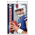 thumbnail image 3 of NFL Buffalo Bills - Josh Allen 18 Wall Poster with Wooden Magnetic Frame, 22.375" x 34", 3 of 5