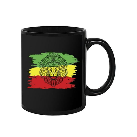 Lion Head In Colors Mug - SPIdeals Designs,